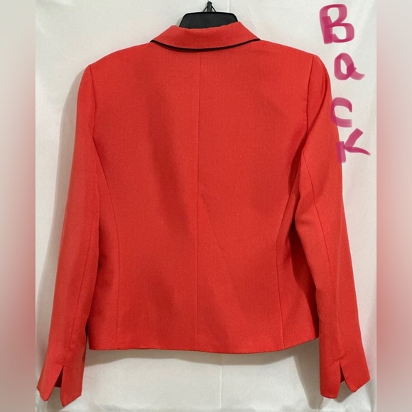 LADIES CARMINE PINK & BLACK DRESSY JACKET - Picture 2 of 3